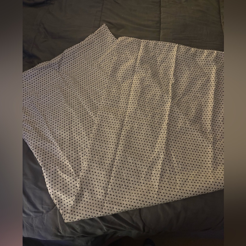 White and Black body pillow case